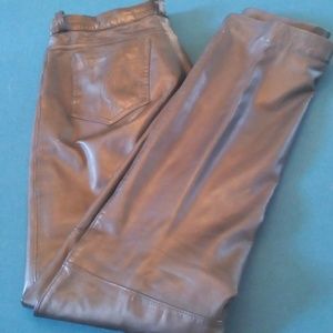 Vintage German Goat Leather pants size 98